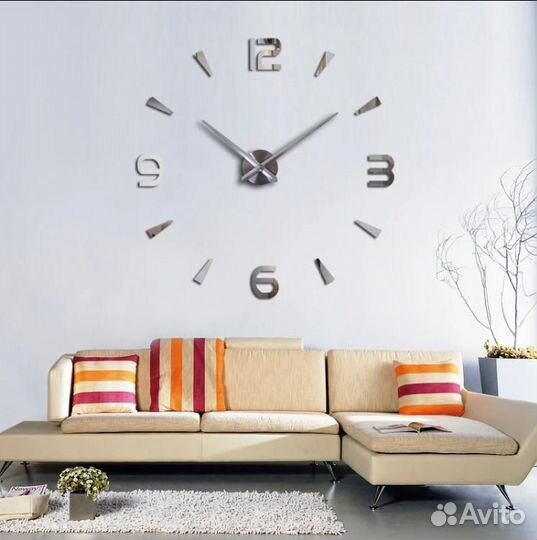 Часы настенные «Стильные» серебро