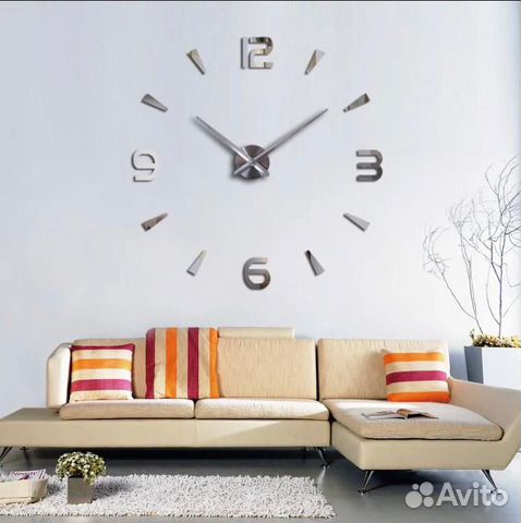 Часы настенные «Стильные» серебро