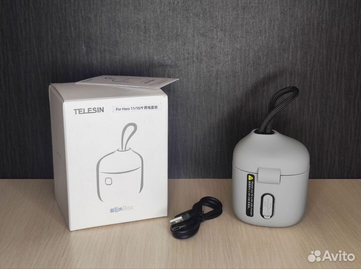 Зарядное устройство Telesin для GoPro Hero 12 11 9