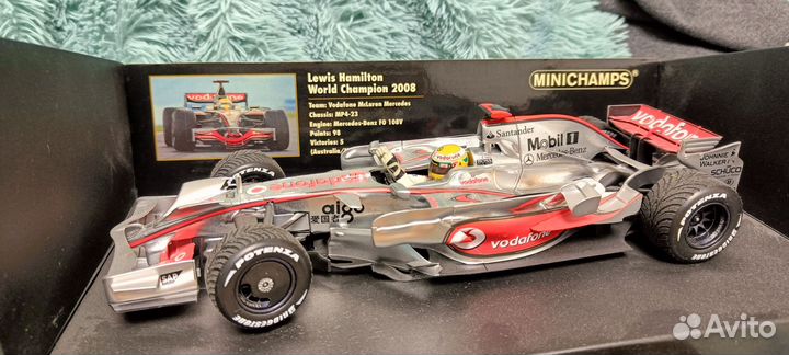 Minichamps 1:18 McLaren MP 4/23 Lewis Hamilton'08