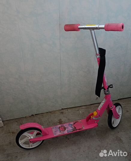 Самокат детский двухколёсный для девочки бу