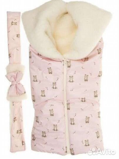 Зимний конверт в коляску