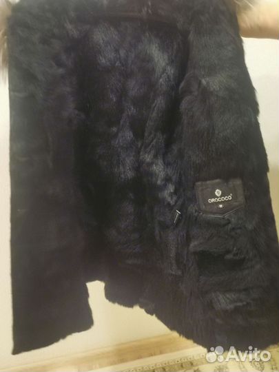 Дубленка натуральная женская с капюшоном