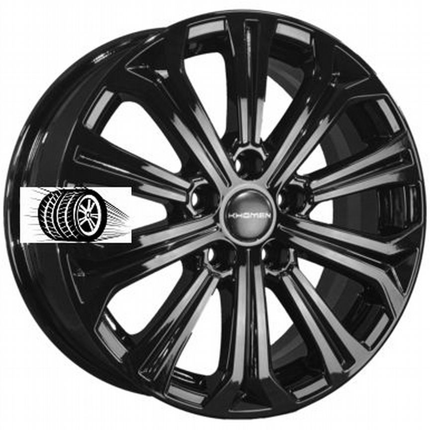 Литые диски Khomen Wheels 6.5×R16 5×110