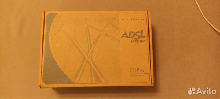 Adsl Modem (модем и роутер) ZTE zxdsl 831AII