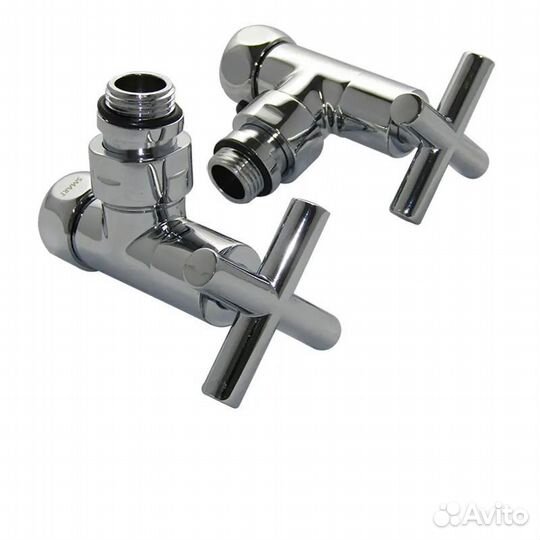 Кран угловой крестовой 3/4
