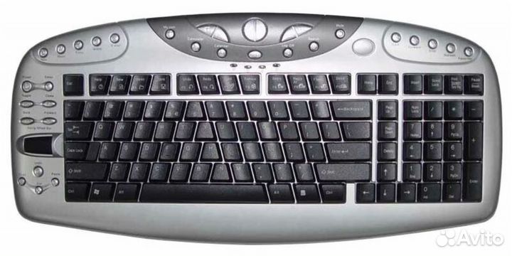 Клавиатура A4Tech KBS-26 Silver-Black PS/2