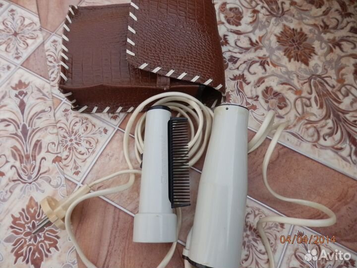 Плойка-фен СССР в футляре