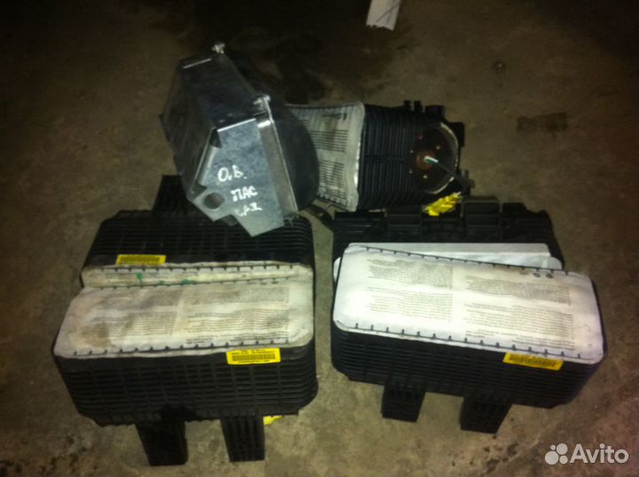 Подушки srs безопасности в торпеду и руль опель