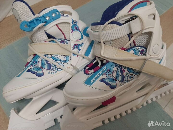Коньки Nordway раздвижные 31-35