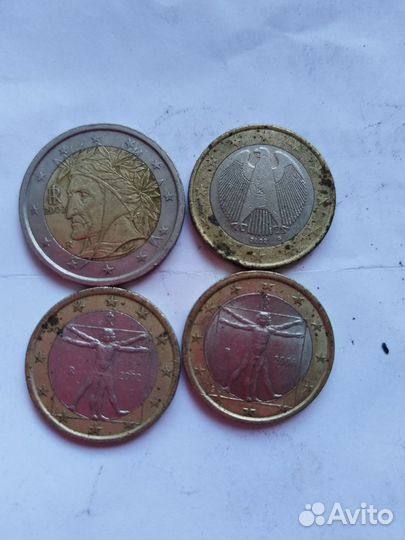 Продам монеты евро юбилейный