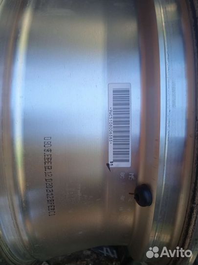 Литые диски р16 subaru 2 шт