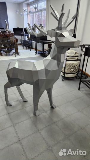 Фигура Оленя из картона