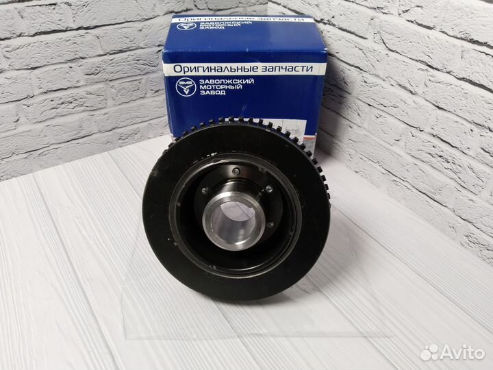 Шкив змз-406, 405, 409 коленвала двухручьевой