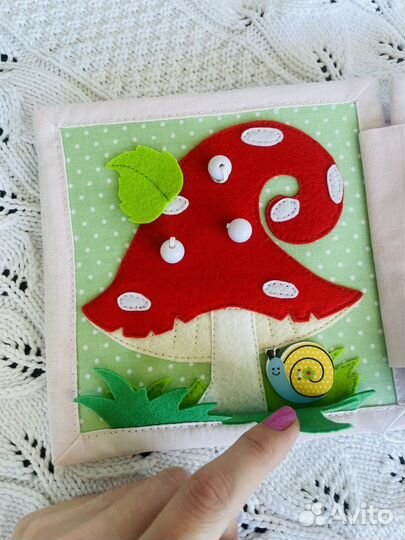 Развивающие игрушки, книга из фетра под заказ