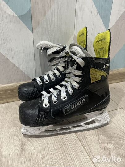 Коньки хоккейные детские 32 размер bauer 3s pro