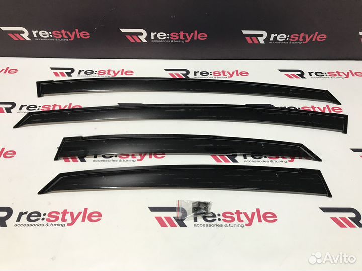 Ветровики Honda Fit 07-13г Kanglong