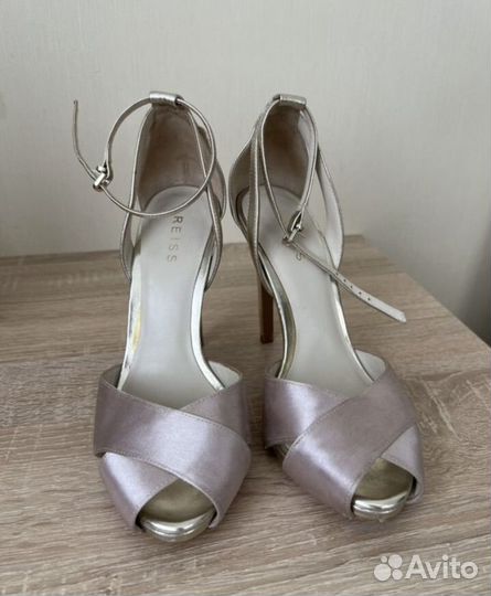 Туфли атласные reiss 38 размер