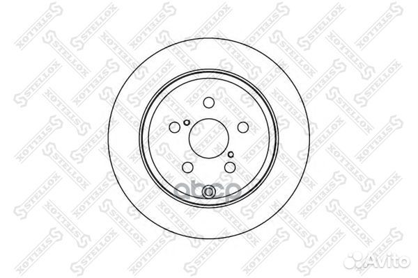 6020-4589-SX диск тормозной задний Toyota Aven