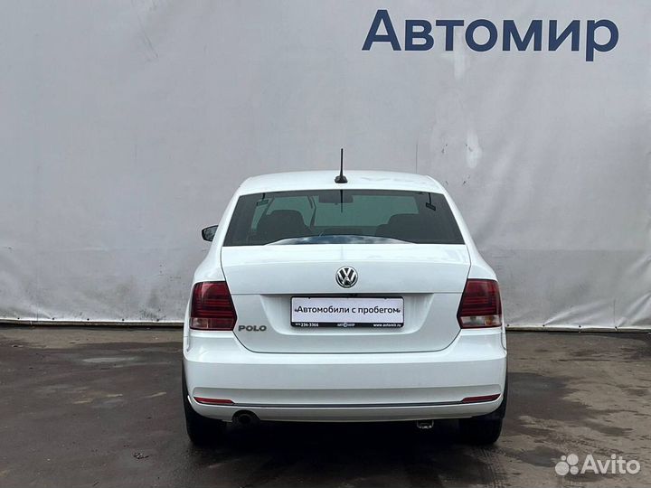 Volkswagen Polo 1.6 AT, 2018, 115 656 км