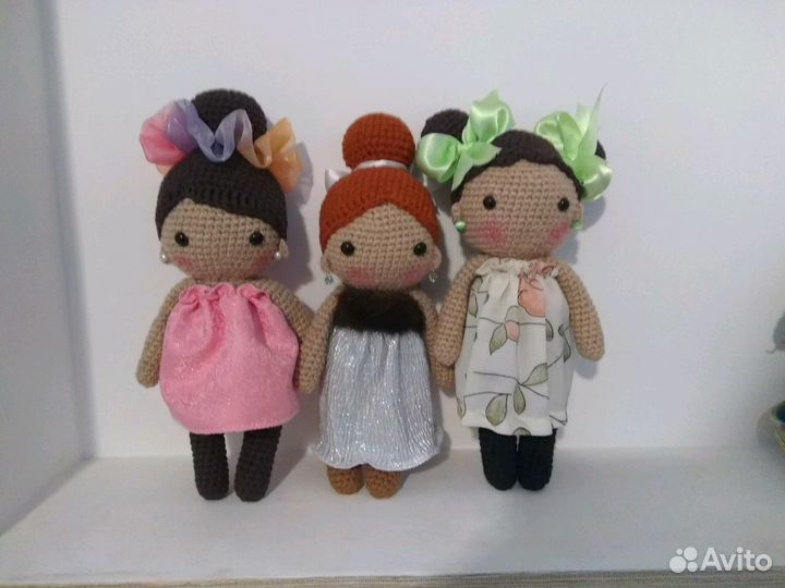 Вязаные игрушки и куклы