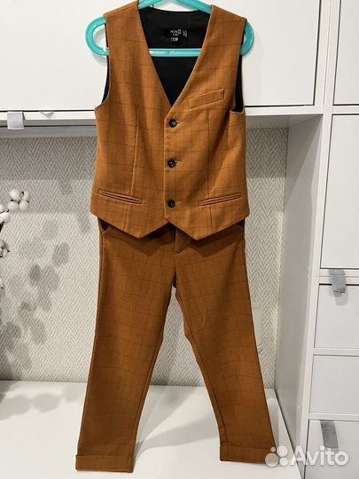 Костюм Nino kids 128 жилет и брюки с бабочкой
