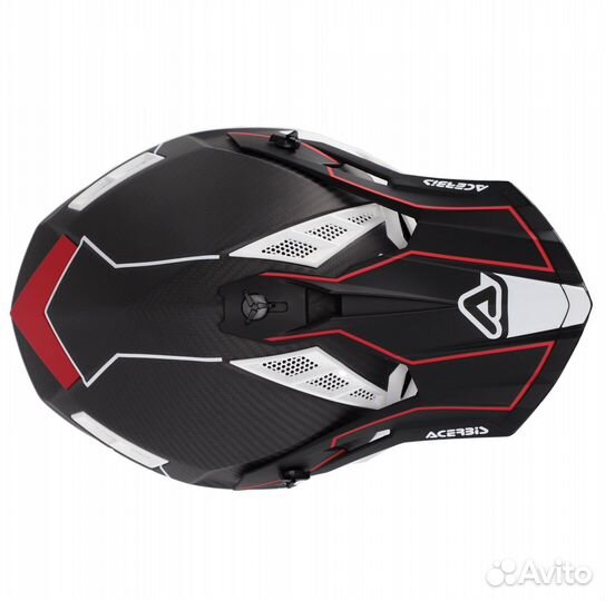 Шлем Acerbis Steel Carbon 22-06 Black/Red