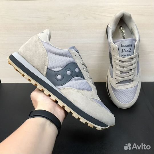 Кроссовки Saucony Jazz серые мужские