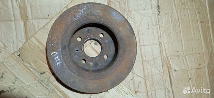 Диск тормозной задний Opel Meriva a, Astra h 4 отв