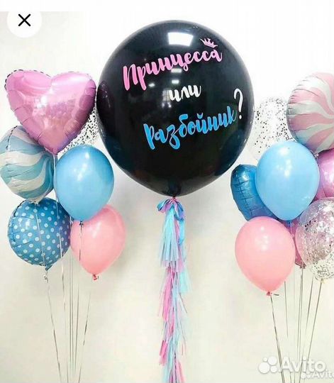 Гендерные шары и коробки. Определение пола ребенка