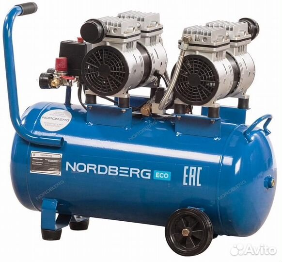 Компрессор Nordberg 50Л. поршневой безмасляный