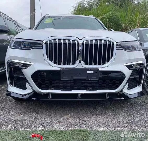 Обвес BMW X7 G07 со спойлерами черный глянец
