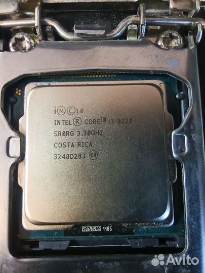 Материнская плата asus b75 + i3 + 2gb