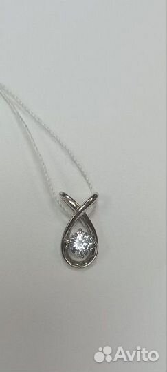 Подвеска с синтетическим камнем Золото