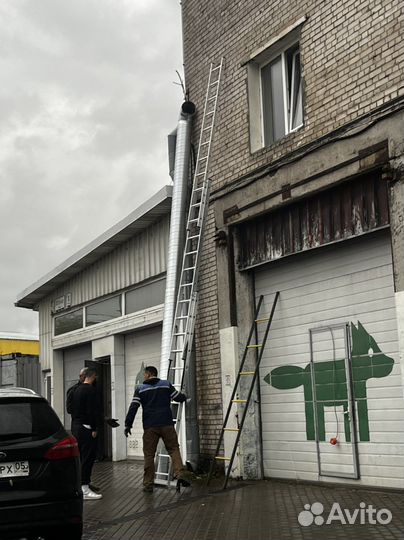 Лестница длинная 7,9 метров 3x11 аренда доставка