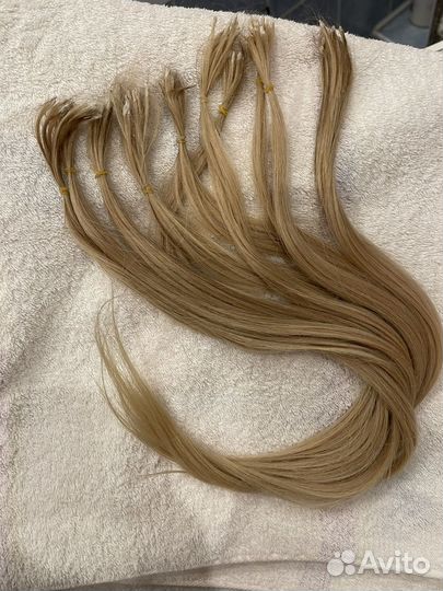 Волосы для наращивания натуральные б/у 60см