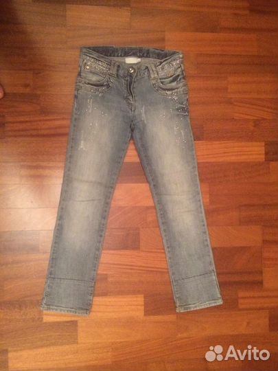 Одежда джинсовая для девочки р.140