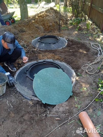 Септик из бетонных колец