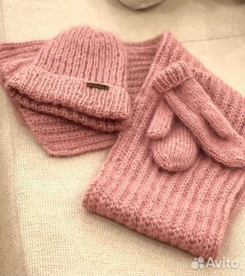 Комплект шапка и шарф