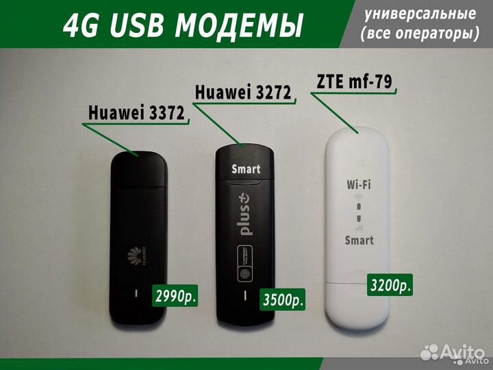 Интернет в дом: 4G модем / антенна / Wi-Fi роутер