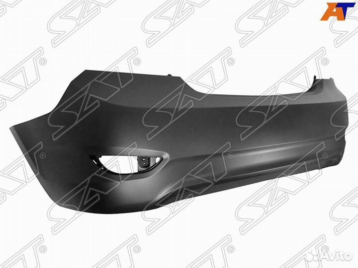 Хундай соларис задний бампер без покраски №12