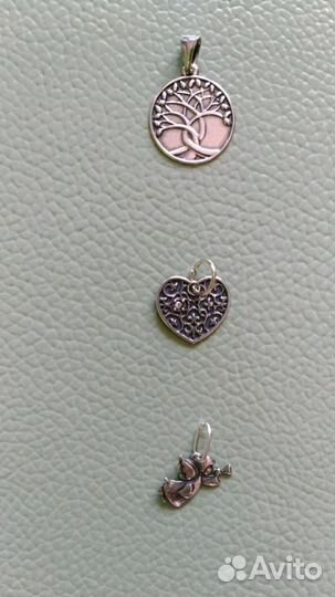 Броши Серебро разные, Подвески