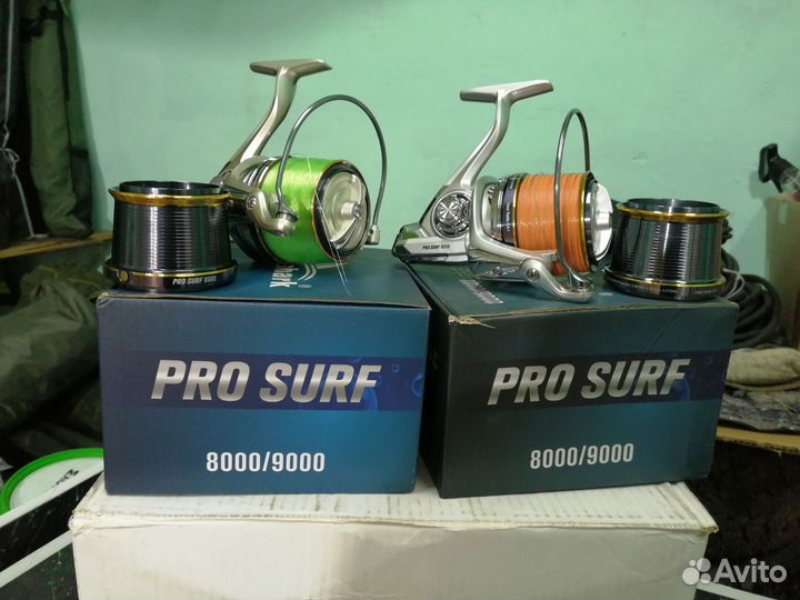 Катушки eastshark pro surf 8000