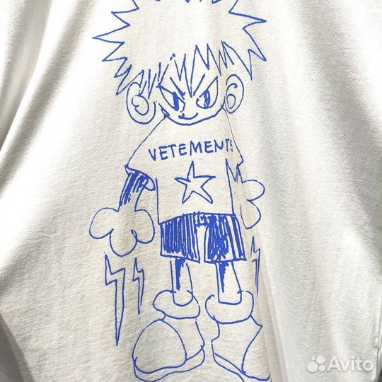 Vetements killua футболка