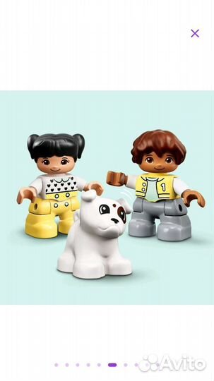 Новый lego duplo 10954 поезд с цифрами