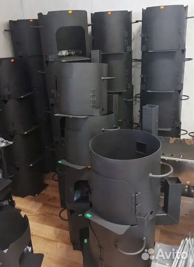 Печи под казан от 6 до 22 литров, 2-3 мм