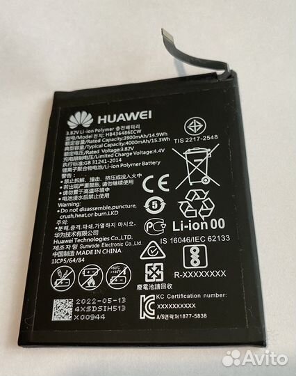Новый аккумулятор на смартфон huawei