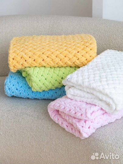 Плед детский плюшевый