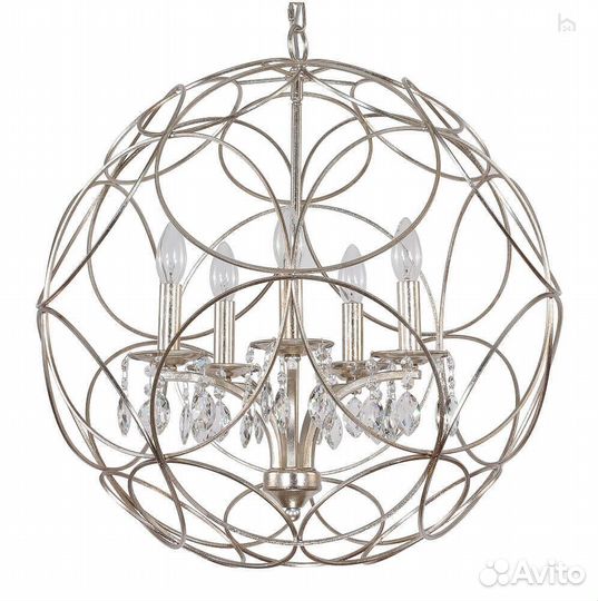 Подвесная люстра Crystal Lux Aria SP5 Silver