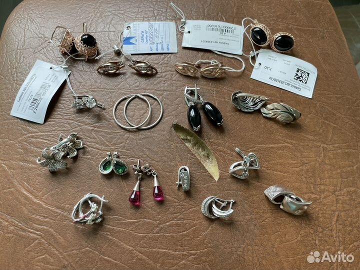 Серебряные серьги